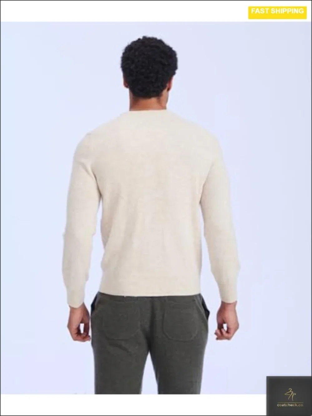 Men's Original Cashmere Crewneck Sweater - Lightweight Summer Layer